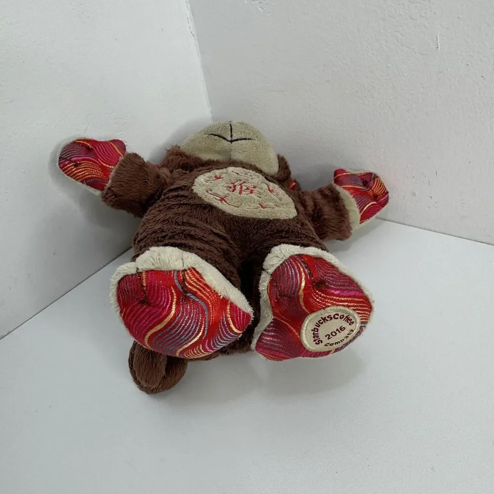 Starbucks Bearista Bear Collection Plush 2016 Chinese Year of the Monkey - Picture 3 of 5